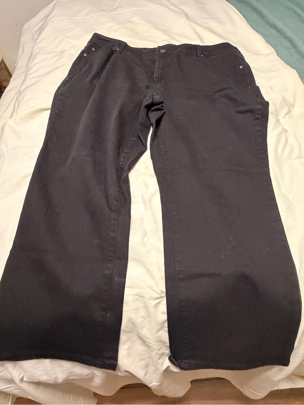 St. John's Bay Black Wide Leg Pants